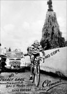 PHOTO CYCLISME REENFORCE GRAND QUALITÉ ( NO CARTE ), CHARLY GAUL TEAM EMI 1959 - Wielrennen