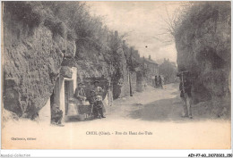 AEYP7-60-0651 - CREIL - Oise - Rue Du Haut Des TUFS TROGLODYTES - Creil