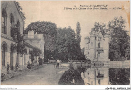 AEYP7-60-0592 - Environs De CHANTILLY - L'étang Et Le Château De La Reine Blanche  - Chantilly