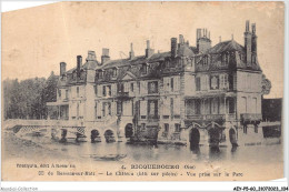 AEYP5-60-0407 - RICQUEBOURG - Oise - Le Château - Bâti Sur Des Pilotis - Vue Prise Sur Le Parc  - Other & Unclassified