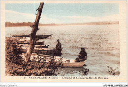 AFCP3-58-0324 - VAUX-PLAGE - Nièvre - L'étang Et L'embarcadère De Bateaux  - Otros & Sin Clasificación