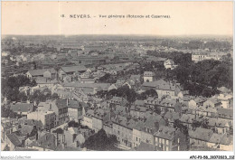 AFCP3-58-0281 - NEVERS - Vue Générale - Rotonde Et Casernes - Nevers