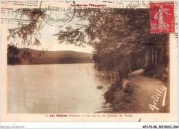 AFCP2-58-0139 - Les SETTONS - Nièvre - Le Lac Vu Du Chemin De Ronde - Autres & Non Classés
