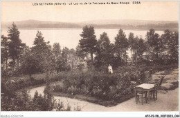 AFCP2-58-0134 - Les SETTONS - Le Lac Vue De La Terrasse De Beau Rivage  - Autres & Non Classés