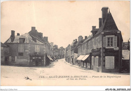 AFCP2-58-0118 - SAINT-PIERRE-LE-MOUTIER - Place De La République Et Rue De Paris  - Saint Pierre Le Moutier