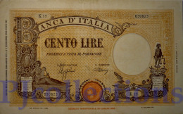 ITALIA - ITALY 100 LIRE 1942 PICK 59 XF+ - 100 Lire