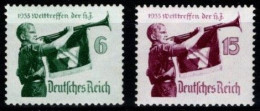 DR 1935 Nr. 584x -585x  Postfrisch - Gebruikt