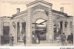 AFTP6-60-0588 - SENSILS  - Incendié Par Les Allemands - Facades De La Gare - Senlis