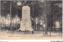 AFTP6-60-0595 - SENSILS  - Monument Marquant La Limite Extreme De Lavance Allemande - Senlis