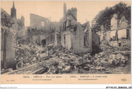AFTP11-60-1073 - SENLIS - Une Rue Apres Le Bombardement - Senlis