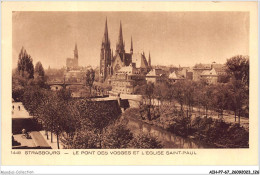 AIHP7-67-0793 - STRASBOURG - Le Pont Des Vosges Et L'église Saint-paul - Strasbourg