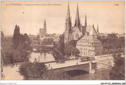 AIHP7-67-0760 - STRASBOURG - L'église Protestante St-paul Et La Cathédrale - Strasbourg