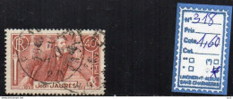 FRANCE OBLITERE - N° 318 - Used Stamps