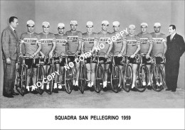 PHOTO CYCLISME REENFORCE GRAND QUALITÉ ( NO CARTE ), GROUPE TEAM SAN PELLEGRINO 1959 - Wielrennen
