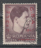 1947 - Roy Michele Avec Surcharge C.B.A. Mi No 1077 - Usati