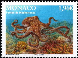 MONACO 2024 Europa CEPT. Underwater Fauna & Flora - Fine Stamp MNH - Nuovi