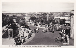 POSTCARD PORTUGAL - SETUBAL - COSTA DA CAPARICA - ALMADA - LARGO COMANDANTE SÁ LINHARES - Setúbal