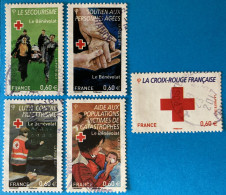 France 2011 : Au Profit De La Croix-Rouge, Le Bénévolat N° 4621 à 4625 Oblitéré - Used Stamps