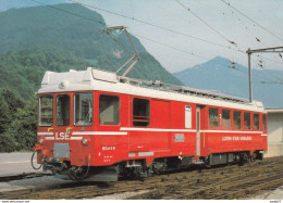 Meterspur-Zahnradtriebwagen BDeh 4/4 8 - Estaciones Con Trenes
