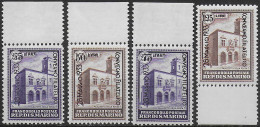 1933 San Marino Philatelic Exhibition Bf MNH Sassone N. 176/79 - Andere & Zonder Classificatie