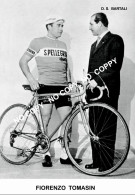 PHOTO CYCLISME REENFORCE GRAND QUALITÉ ( NO CARTE ), FIORENZO TOMASIN TEAM SAN PELLEGRINO 1959 - Wielrennen