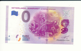 Billet Touristique 0 Euro - NETHERLANDS - REMBRANDT HET FEESTMAAL VAN BELSAZARP - PEAG- 2019-6 - N° 4106 - Altri & Non Classificati