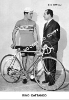 PHOTO CYCLISME REENFORCE GRAND QUALITÉ ( NO CARTE ), RINO CATTANEO TEAM SAN PELLEGRINO 1959 - Wielrennen