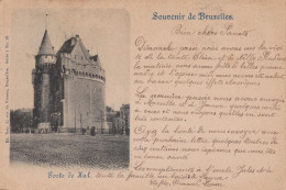 Bruxelles Nels Serie 1 No. 13. Souvenir De Bruxelles   Porte De Hal. - Monumenten, Gebouwen