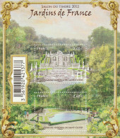 France 2012 Jardins De France Domaine National De Saint Cloud Bloc Feuillet N°f4663 Neuf** - Mint/Hinged