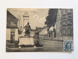 Carte Postale Ancienne (1927) Boussu Monument Commémoratif De La Grande Guerre 1914-1928 - Boussu