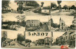 BONDY -   9 VUES  De 1912 - - Bondy