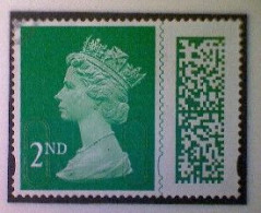 Great Britain, Scott MH500, Used (o), 2022 Machin (MEIL/M22L), Queen Elizabeth II, 2nd, Emerald - Machin-Ausgaben