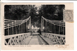 37 -  L Ile Bouchard Aspect Des Deux Ponts - Cartes Postales Ancienne - Other & Unclassified