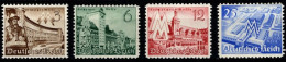 DR 1940  Nr.  739 - 742 Postfrisch Nr. 741  Leipziger Frühjahrsmesse Kleine Falzspur - Gebraucht