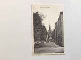 Carte Postale Ancienne  Boussu Rue Des Écoles - Boussu