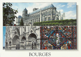 *CPM - 18- BOURGES - La Cathédrale Saint Etienne - Multivues - Bourges