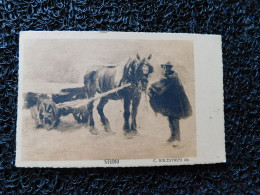 C. Balestrini, Paysan, Cheval Avec Charrette    (A21) - Paarden