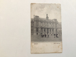 Carte Postale Ancienne (1907)  Boussu Hôtel Communal - Boussu