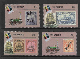 GAMBIE 1999 IBRA- TRAINS YVERT N°2761/2764 NEUF MNH** - Trenes