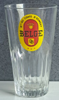 Beau Ancien Verre à Bière 33 Cl Brasserie Du Comte D'Egmont - Glasses