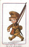 - Illustrateurs -ref-C72- Illustrateur Spurgin Fred - " Sois Un Homme " - Cmorade II Series N°971 - Guerre 1914-18 - - Spurgin, Fred