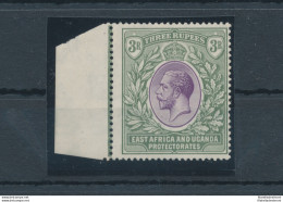 1921 East Africa And Uganda - Stanley Gibbons N. 73 - 3 Violet And Green - MNH** - Autres & Non Classés