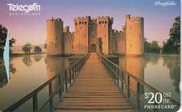 TARJETA DE NUEVA ZELANDA DE BODIAM CASTLE (CASTILLO) (ADCD) - Nueva Zelanda