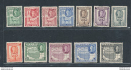 1942 Somaliland - Effige Giorgio VI., Stanley Gibbons N. 105/116 - 12 Valori - MNH** - Otros & Sin Clasificación