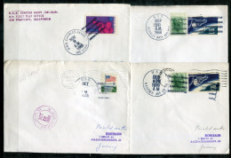 USA Schiffspost, Navire, Paquebot, Ship Letter, USS Bennington, Charles Berry, Badger, Brinkley Bass - Postal History