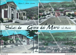 Bu560 Cartolina Saluti Da Gioia Dei Marsi Provincia Di L'aquila Abruzzo - L'Aquila