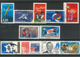 FRANCE - 1997/98, DIFFERENT STAMPS SET OF 11, USED. - Oblitérés