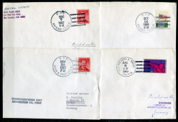 USA Schiffspost, Navire, Paquebot, Ship Letter, USS Julius A. Furer, Brooke, Kenneth D. Bailey, Barney - Marcofilia