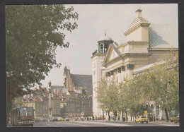 112914/ WARSAW, Warszawa, Krakowskie Przedmieście Street With The Church Of St. Anna With Castle Square - Pologne