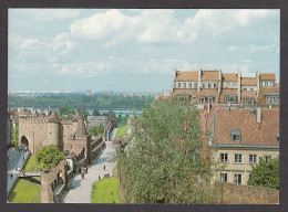 112908/ WARSAW, Warszawa, Old Town, Fragment Of Old Town Fortifications - Walls, Towers And The Barbican - Pologne